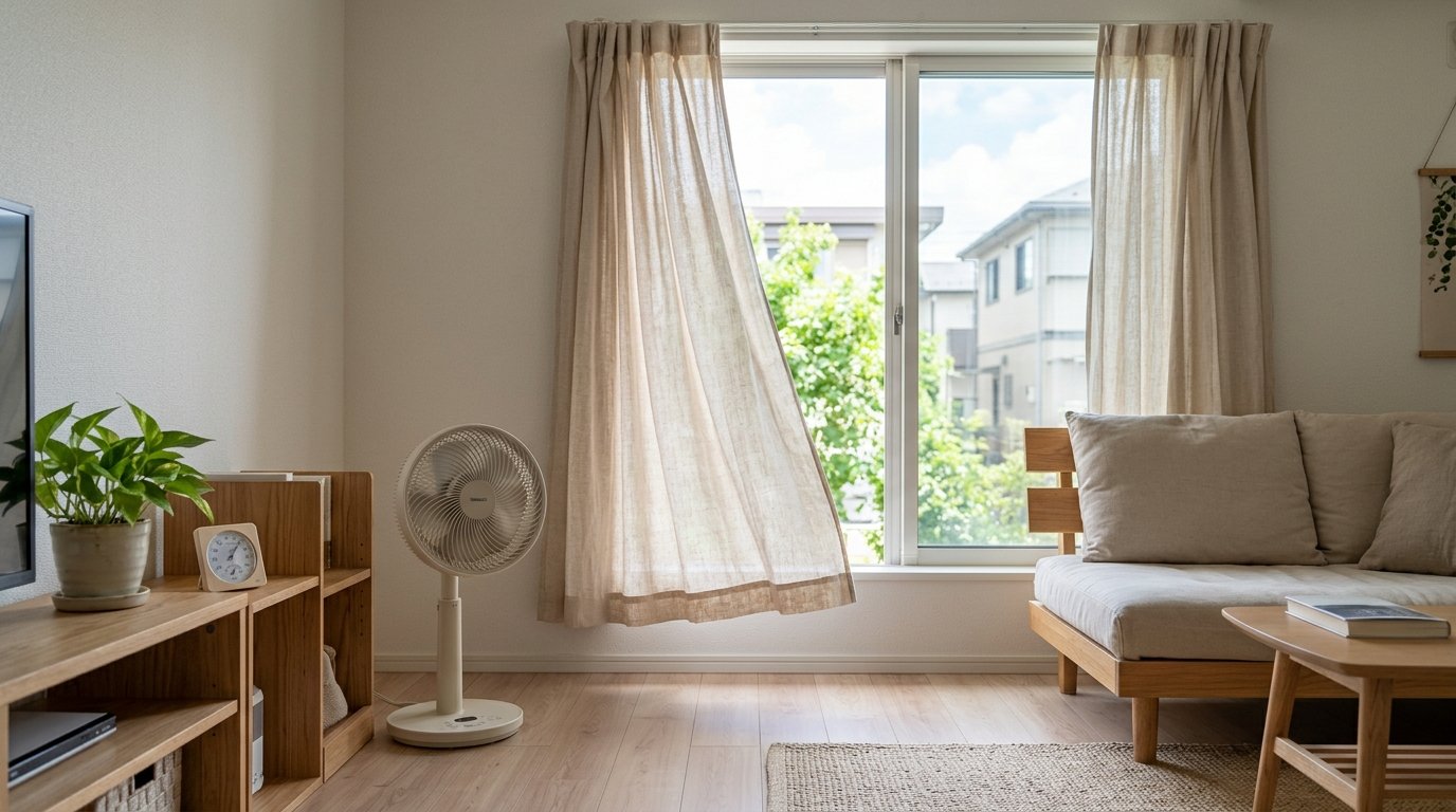 Japanese Airing and Room Freshness Setup Guide: Windows, Fans, and Everyday Ventilation Routines