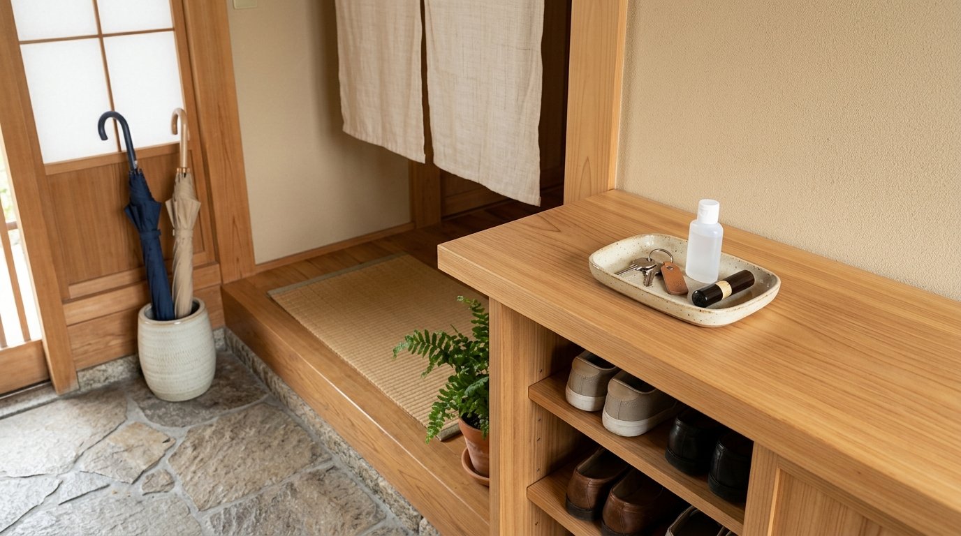 Japanese Entryway Key and Small Item Setup Guide: Key Trays and Door Hangers
