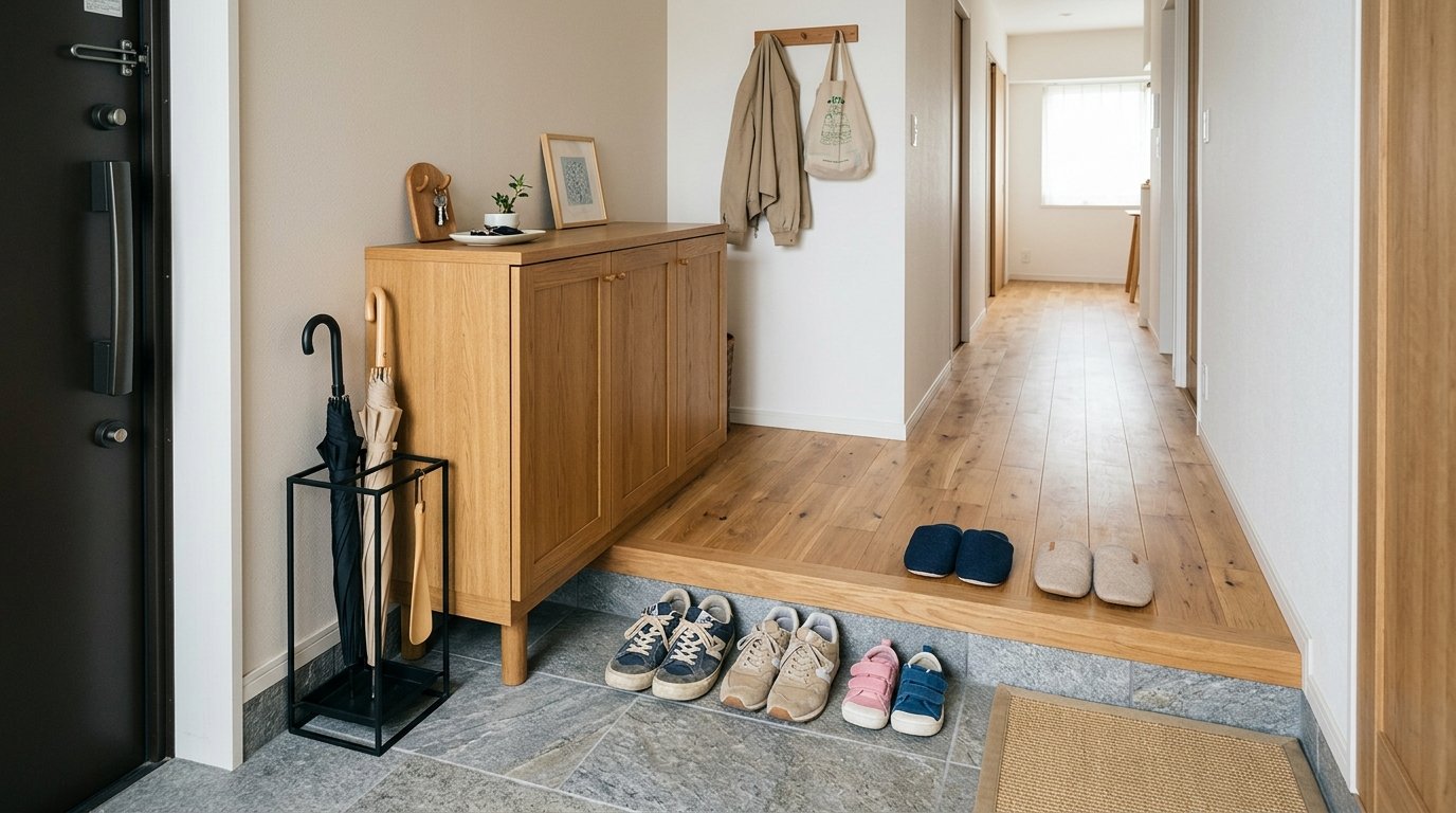 Japanese Genkan and Shoe Storage Setup Guide: Daily Entryway Routines