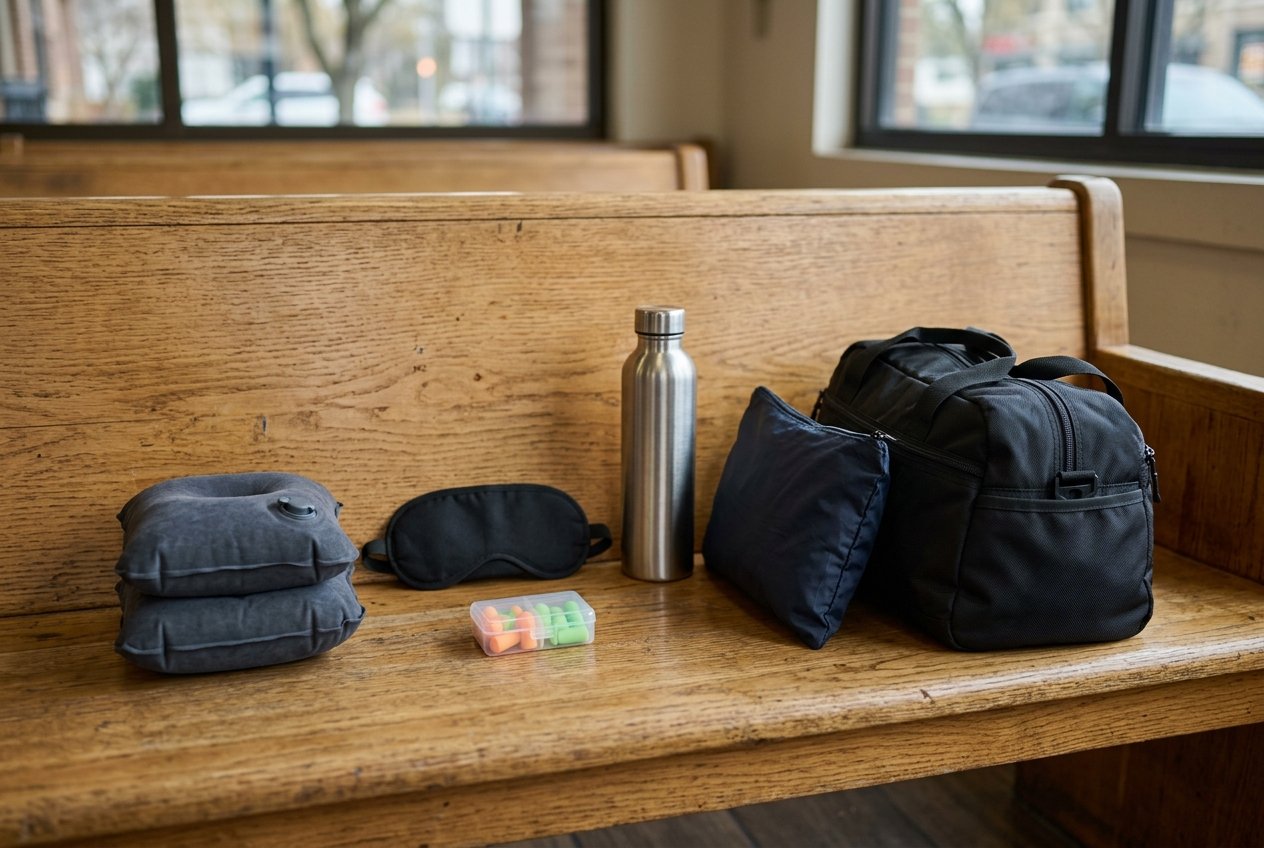 Japanese Long-Distance Bus and Overnight Travel Setup Guide: Compact Neck Pillows, Eye Masks, and Quiet Travel Items