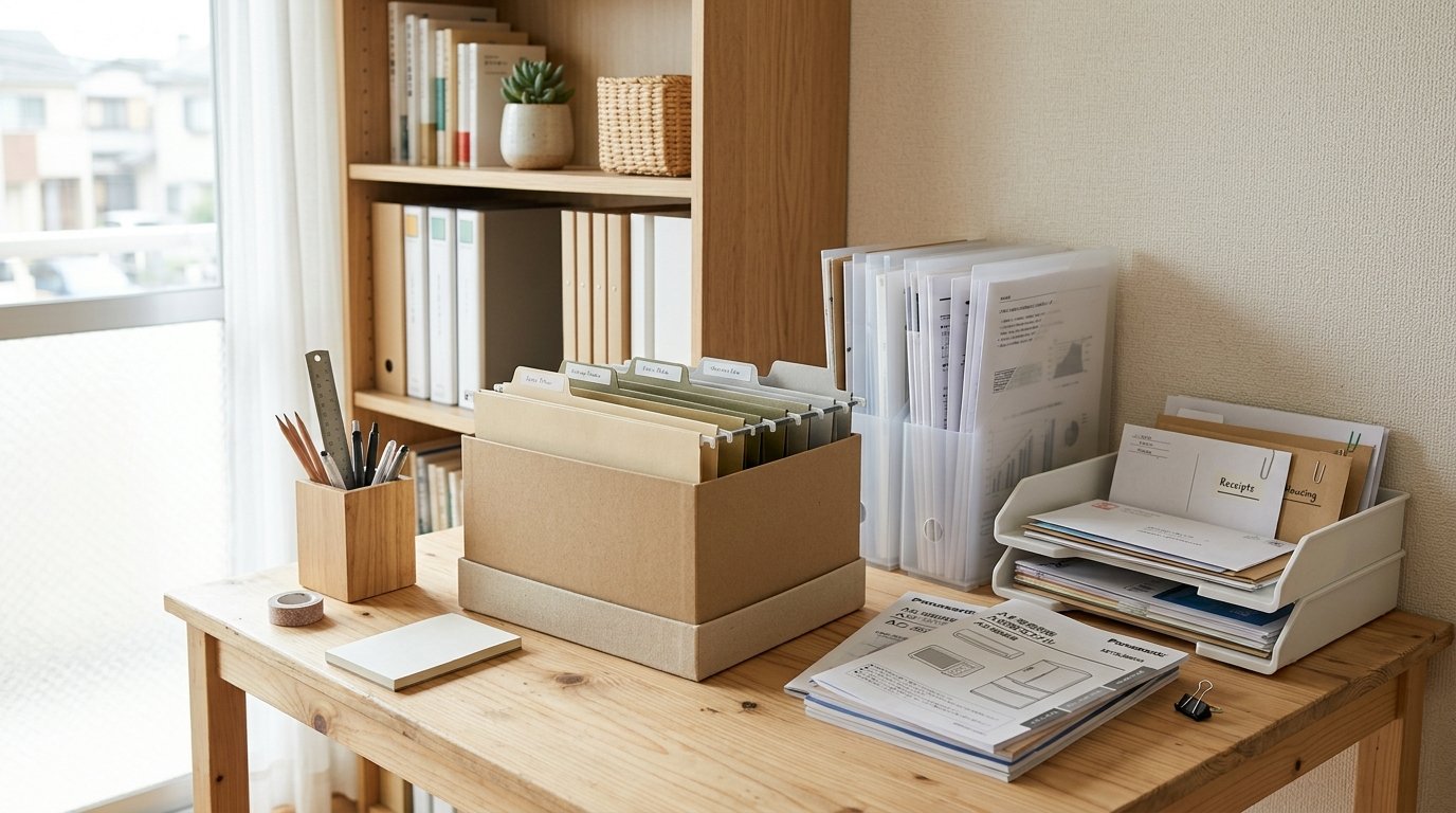 Japanese Home Paperwork and Document Storage Guide: Everyday Forms, Receipts, and Manuals