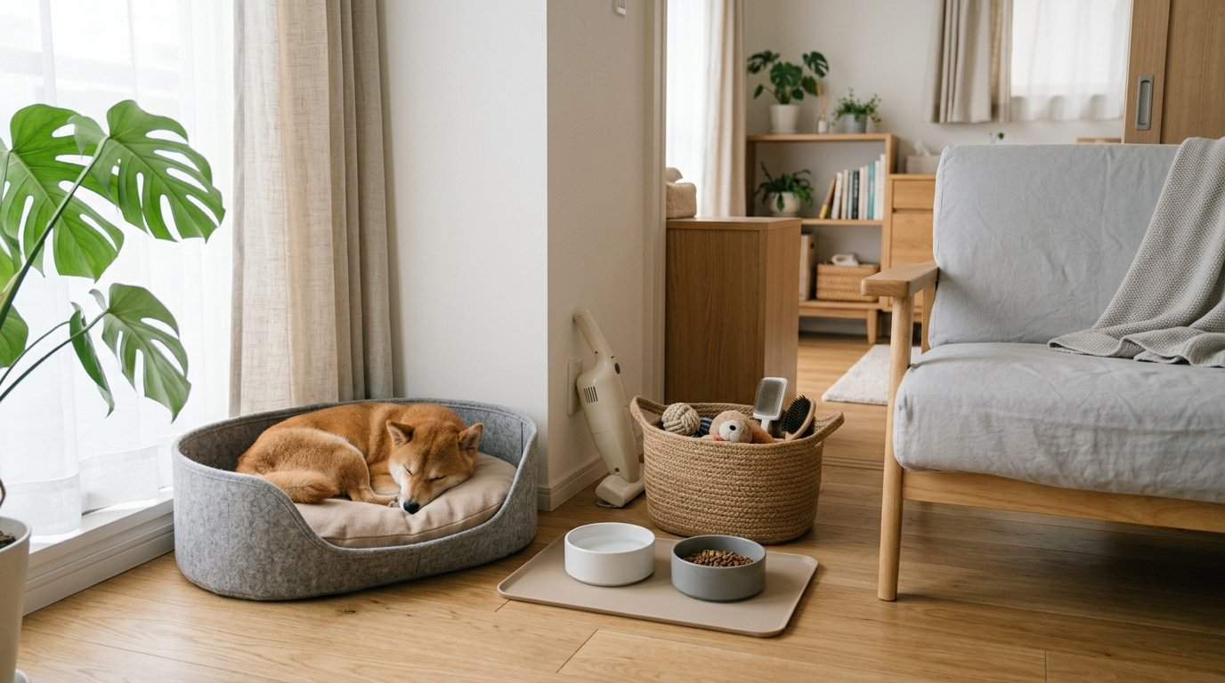 Japanese Pet-Friendly Home Setup Guide: Everyday Corners for Cats and Dogs