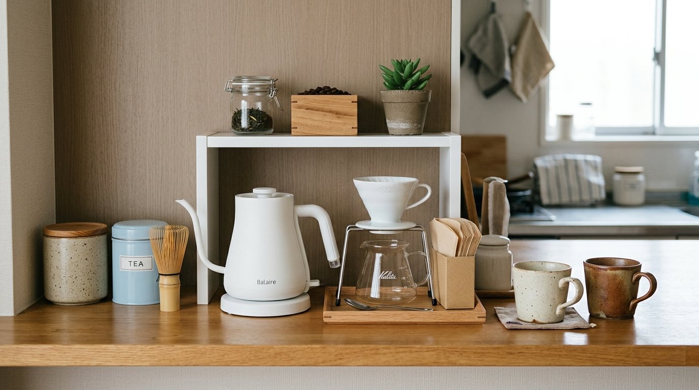 Japanese Tea and Coffee Home Setup Guide: Everyday Drink Corners and Storage